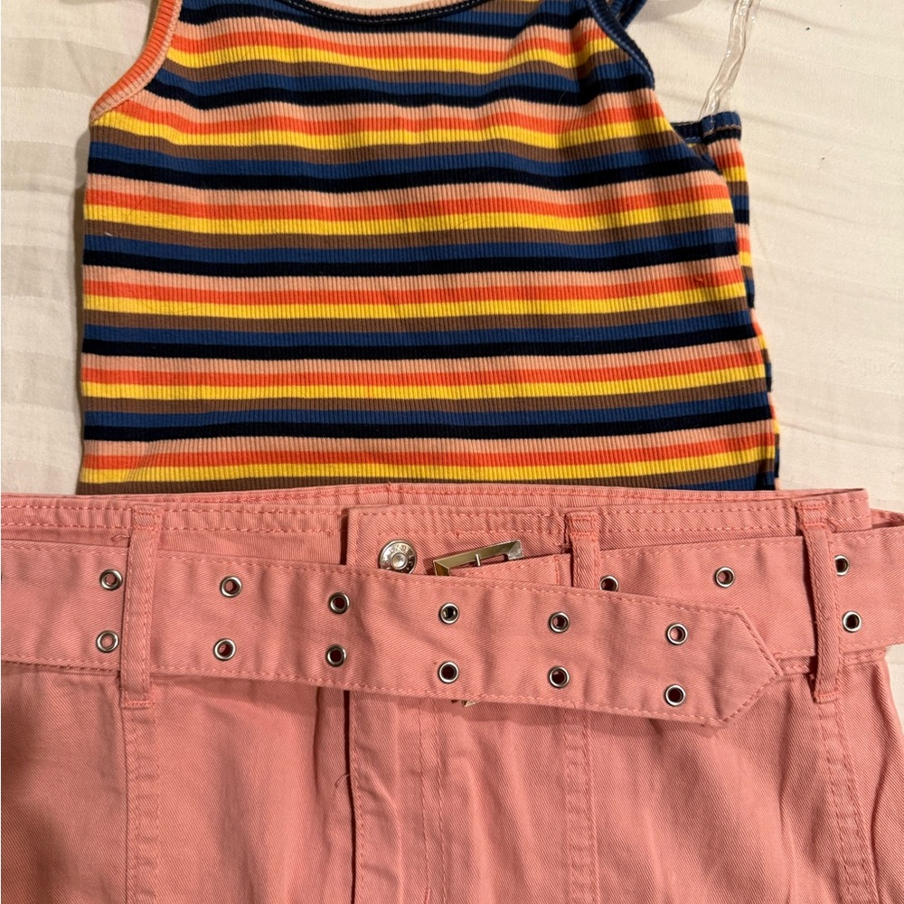 Tractr Kids Matching Set - Striped and Pink